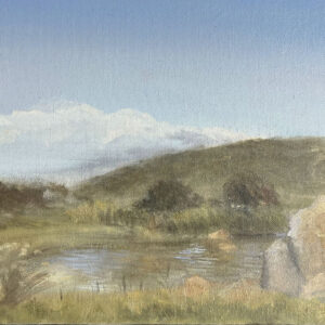 Pintura al óleo "Chichihuas" de Daniel Castro