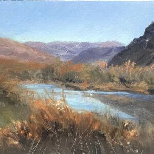 Pintura al óleo "Estero de la Misión" de Daniel Castro