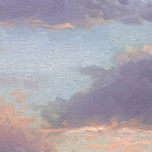 Pintura al óleo "Nubes I" de Daniel Castro