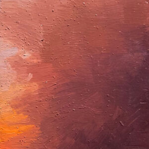 Pintura al óleo "Nube de humo I" de Daniel Castro