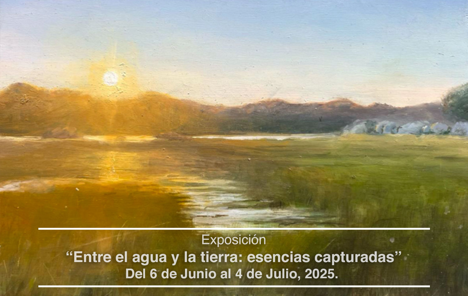 Exposición “Entre el agua y la tierra: esencias capturadas” Del 6 de Junio al 4 de Julio, 2025.