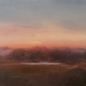 Pintura al óleo "Rojo atardecer" de Daniel Castro (copia)