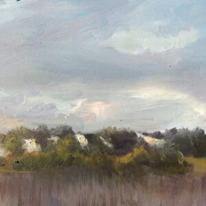 Pintura al óleo "Se fue" de Daniel Castro