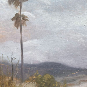 Pintura al óleo "Vista desde el parque Revolución" de Daniel Castro